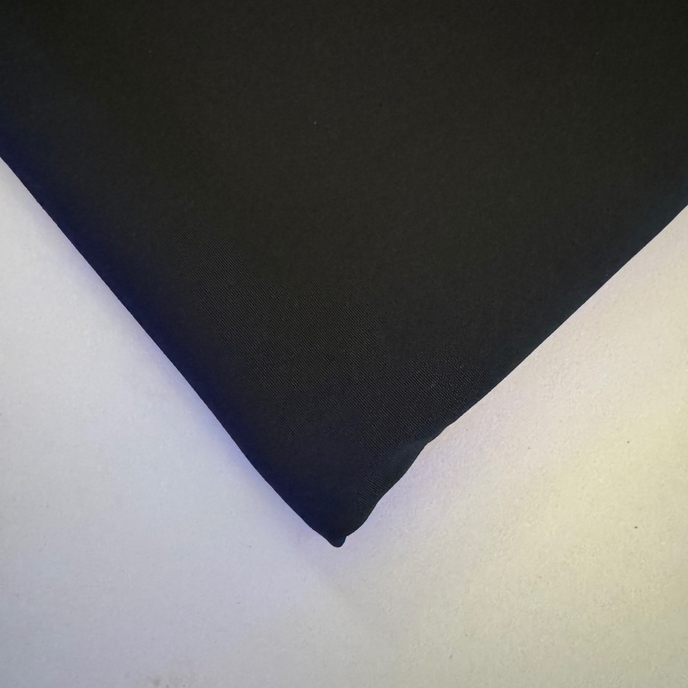 Gabardine Suiting Fabric 3.22 Yards Black Charcoal Gray Lightweight 64" Wide